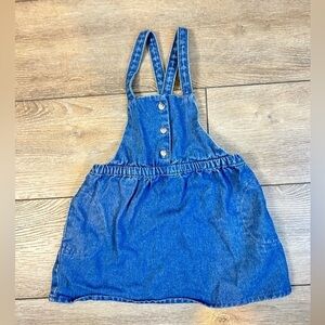 Zara Baby Toddler Jumper Dress Denim Chambray 18-24M